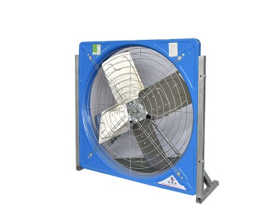 鍍鋅板外殼噴塑牛舍風機YBH-E1000